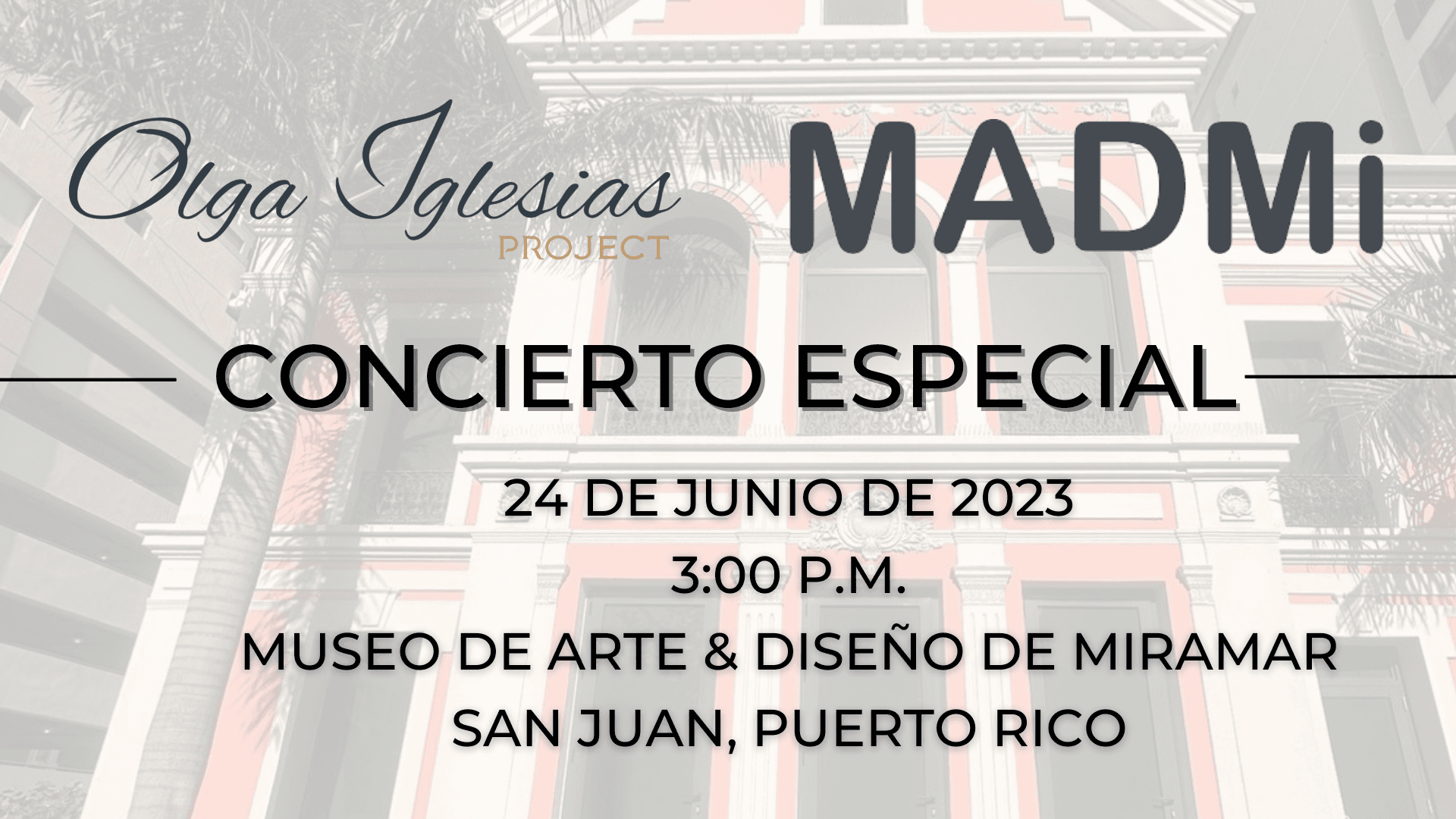 Concierto en el Museo de Arte y Diseño de Miramar — 1