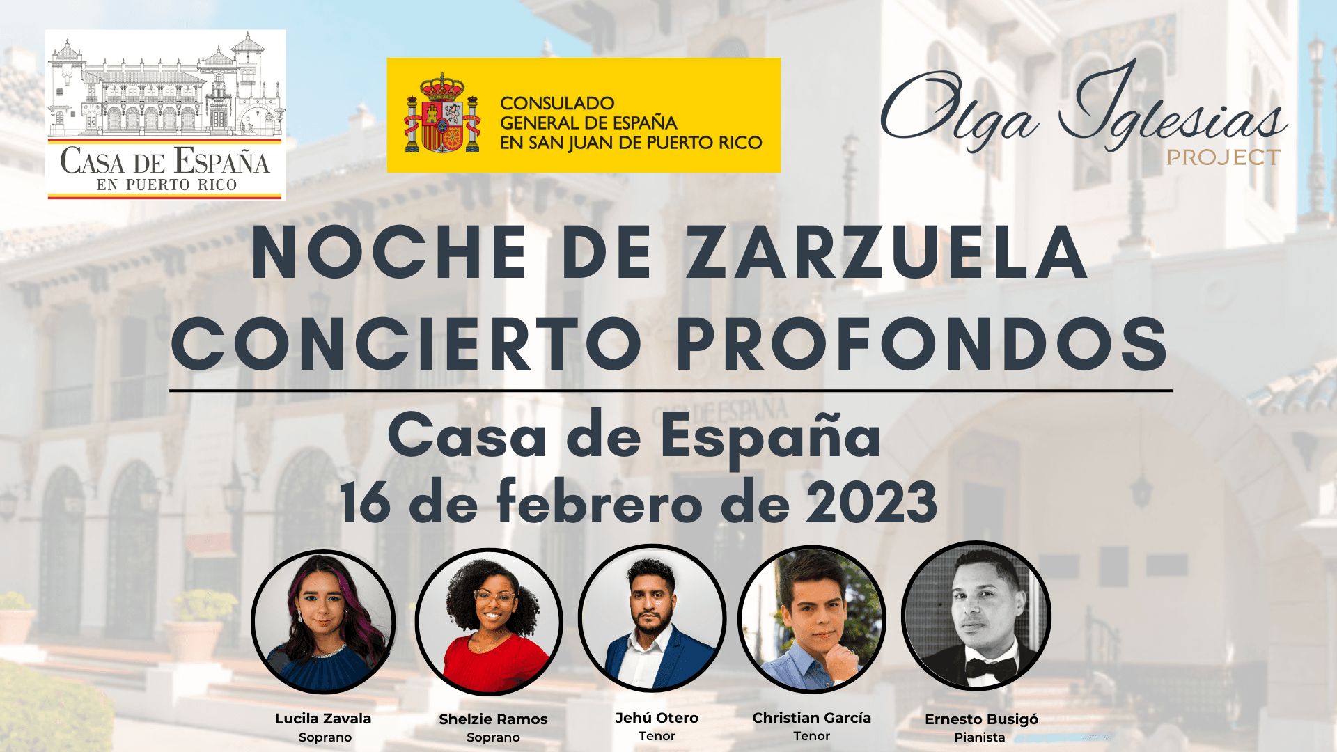 Concierto en la Casa de España — 1