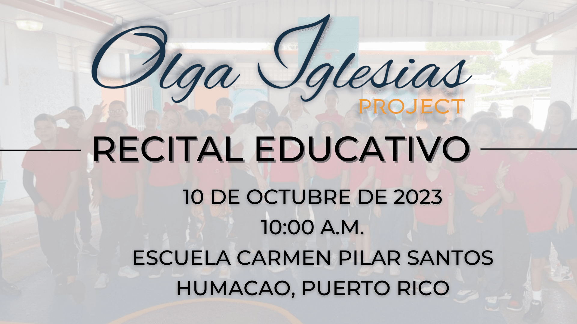 “Nuestras Voces” en la Escuela Carmen Pilar Santos — 1