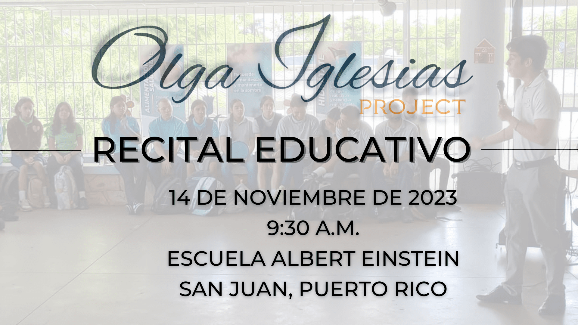 “Nuestras Voces” en la Escuela Dr. Albert Einstein — 1