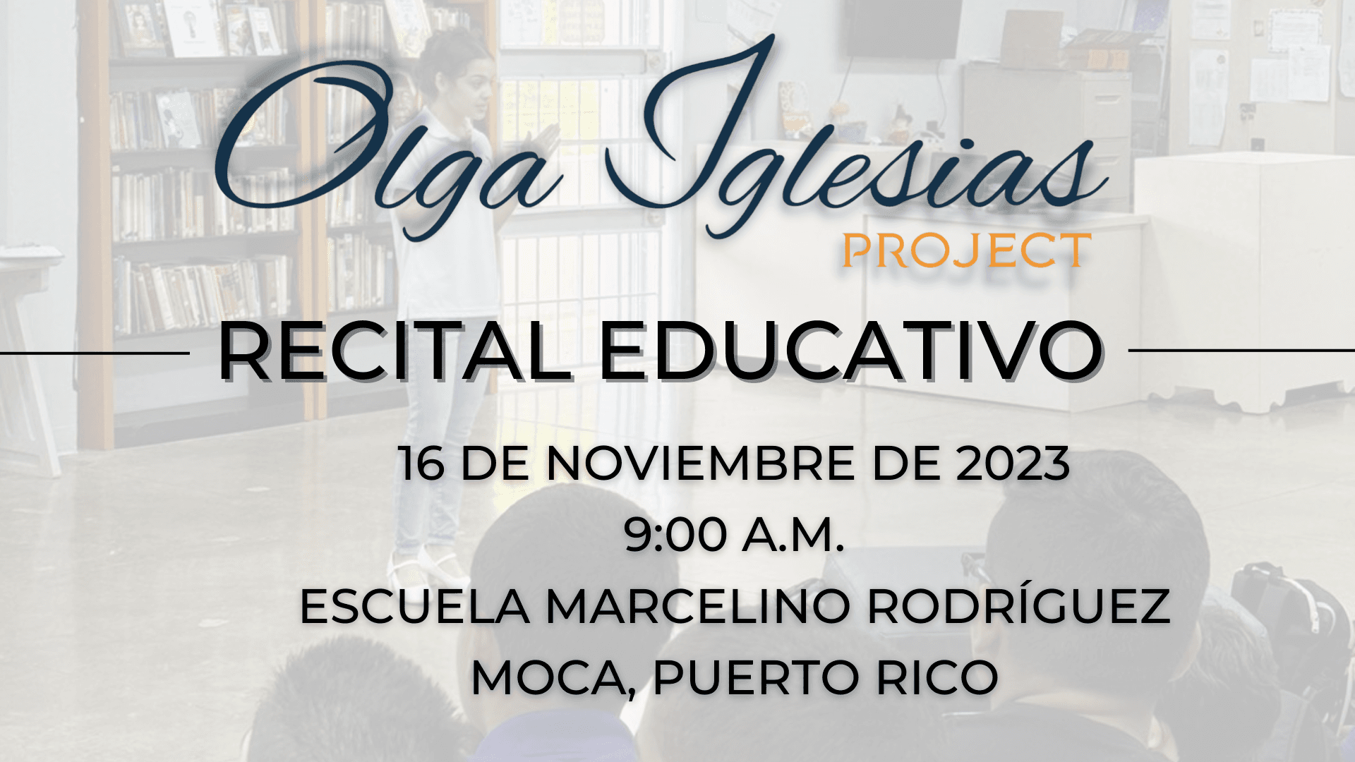 “Nuestras Voces” en la Escuela Primaria Marcelino Rodríguez — 1