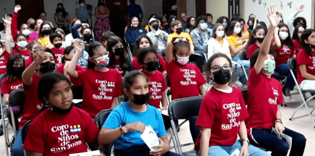 “Nuestras Voces” en el Coro de Niños de San Juan — 1