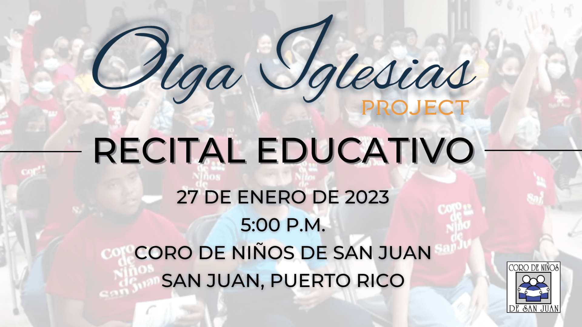 “Nuestras Voces” en el Coro de Niños de San Juan — 2