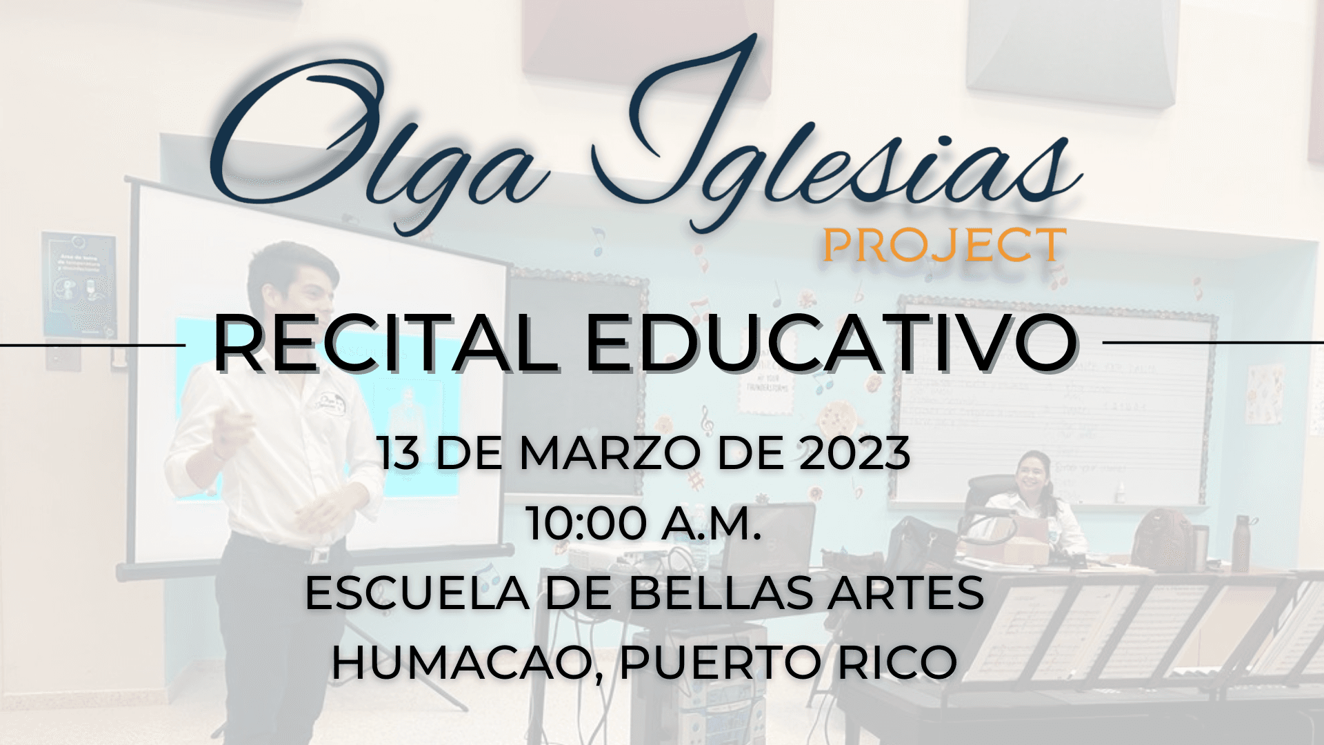 “Nuestras Voces” en la Escuela Especializada de Bellas Artes — 1