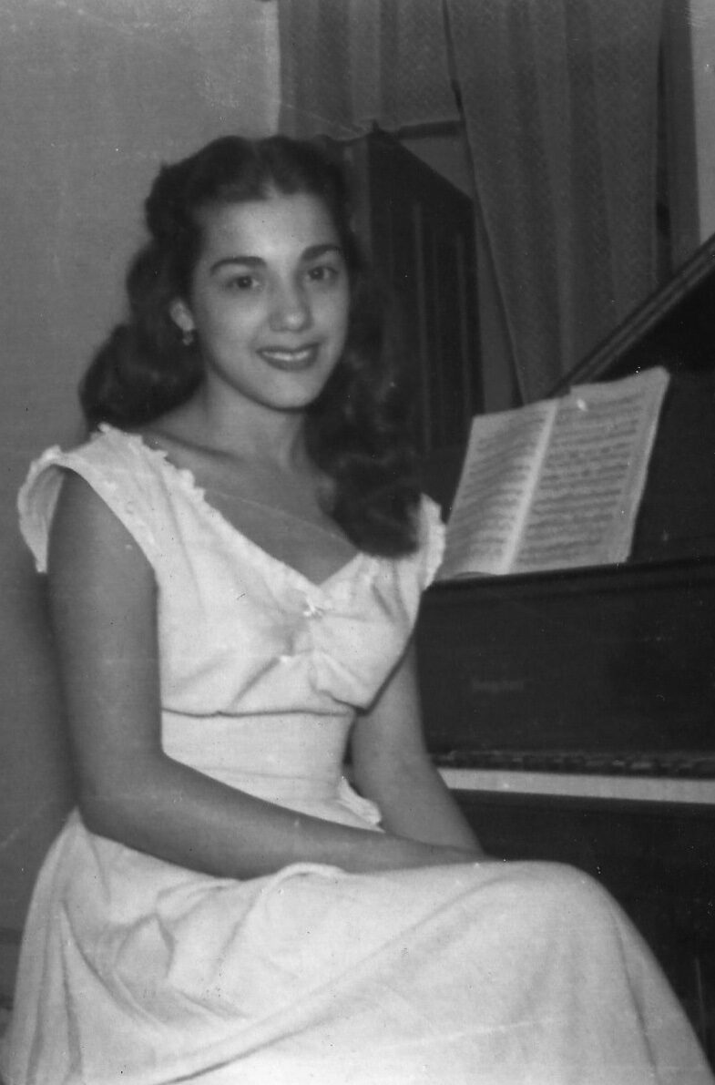 Olga a mediados de la década de 1940.
