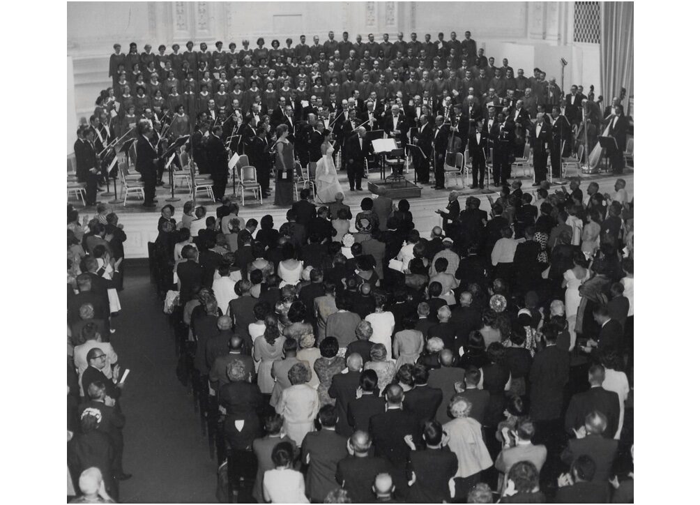 La presentación en junio de 1962 de "El Pessebre" en el Carnegie Hall.